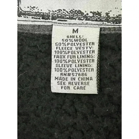 Men’s Wool Blend BKE Grey Pea Coat Slim Fit Medium W/Removable Hood. Heavy, Warm - Picture 13 of 16